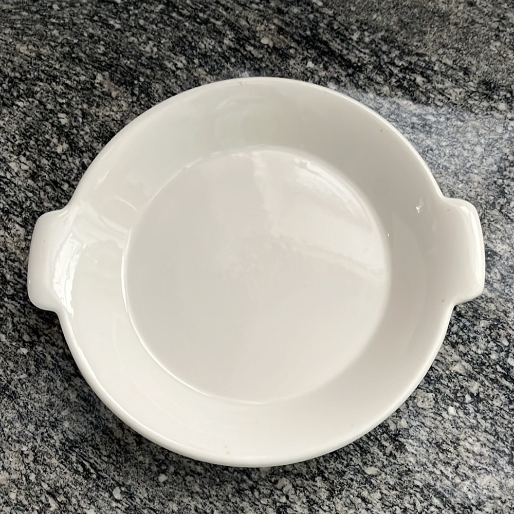 Vintage Hall China White Shirred Egg Au Gratin Dish